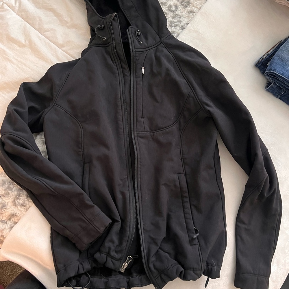 Men's Black Hooded Jacket